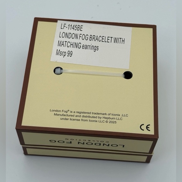 LONDON FOG Collection BRACELET and MATCHING EARRINGS set, Retail $99, NIB - Picture 5 of 6